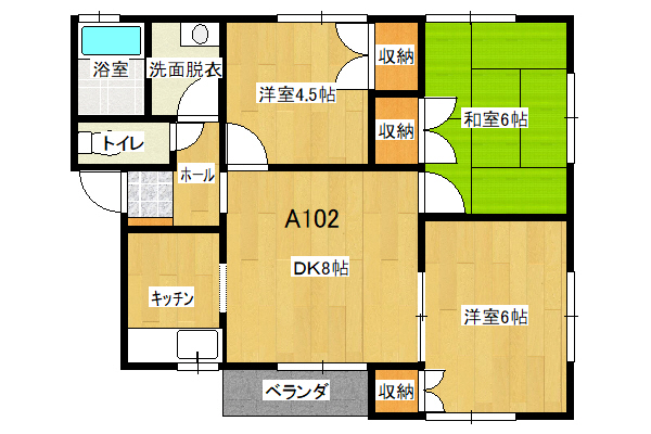 ウエストタウンA102